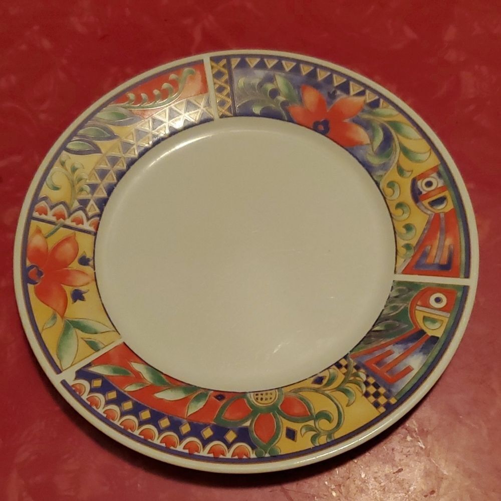 Lynns Stoneware Savanna Rim Salad Plate 7.5"